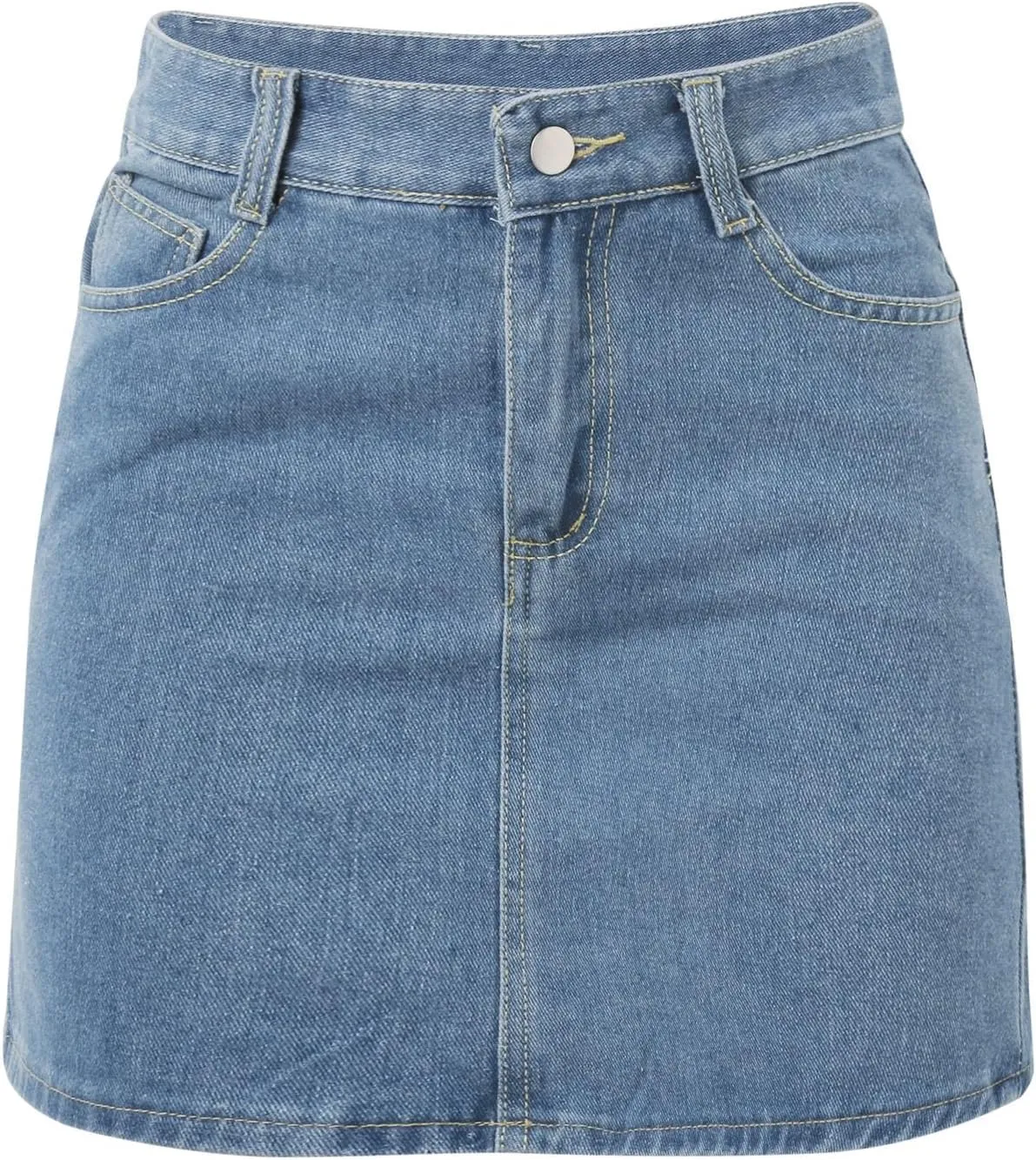 Womens Denim Skirts Trendy High Waisted Casual Stretchy Baggy Teen Girls Summer Slim Fit Y2k Relaxed Fit Jean Shorts