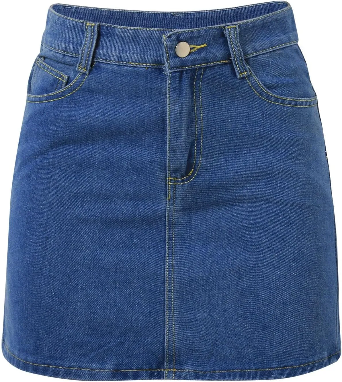 Womens Denim Skirts Trendy High Waisted Casual Stretchy Baggy Teen Girls Summer Slim Fit Y2k Relaxed Fit Jean Shorts