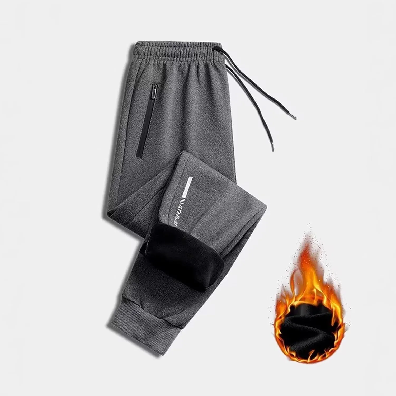 Women's Fleece Lined Sweatpantsthermal Joggers with Pockets Winter Lounge Yoga Workout Running Pants Fleece Pants