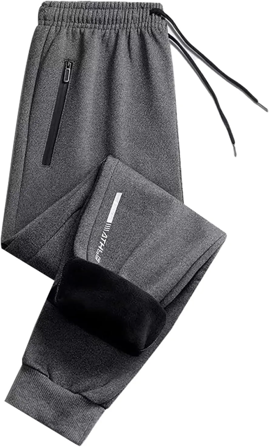 Women's Fleece Lined Sweatpantsthermal Joggers with Pockets Winter Lounge Yoga Workout Running Pants Fleece Pants