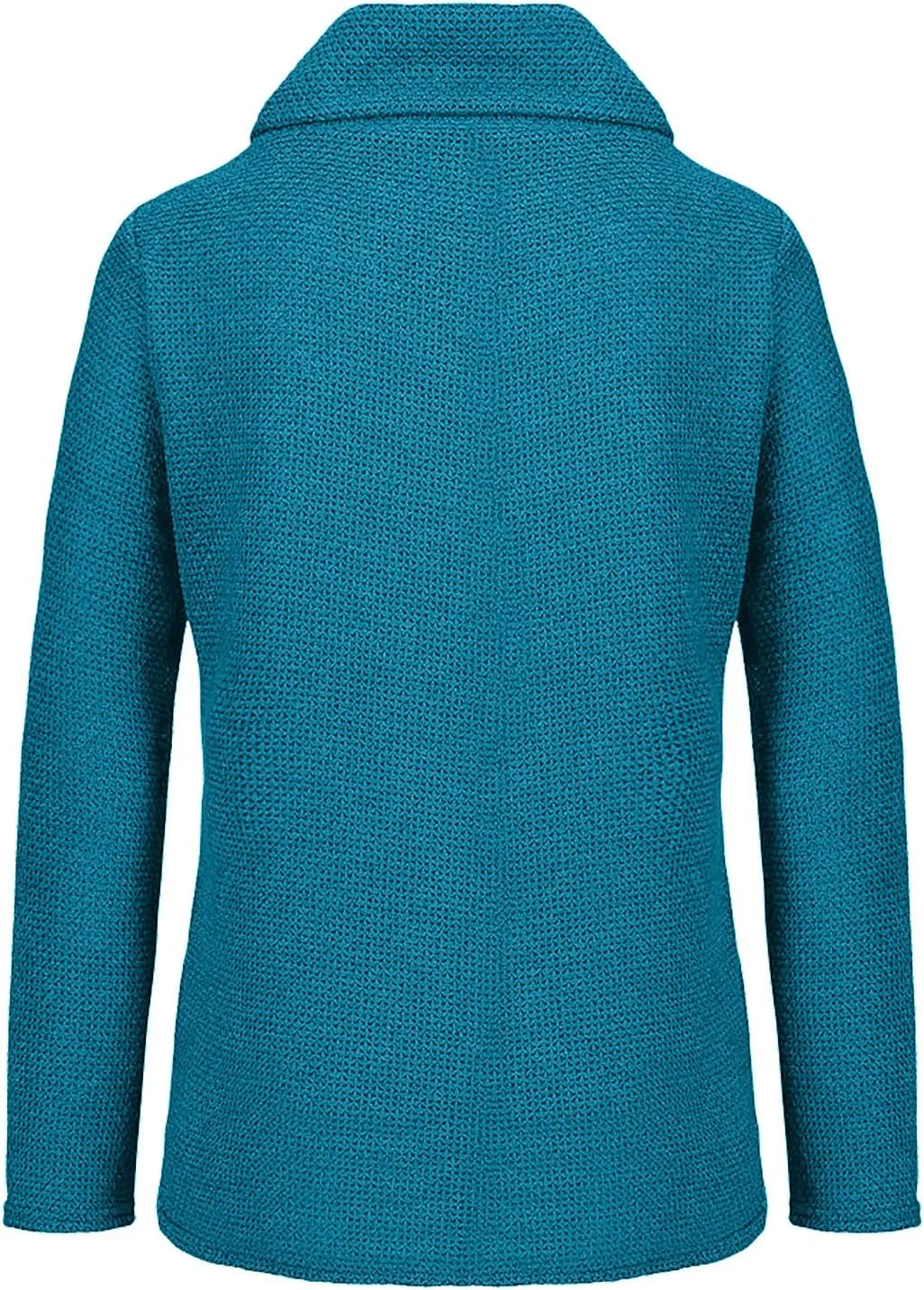 Women's Oversized Turtleneck Spilt Casual Loose Button Knit Tunic Pullover Sweater Blouse Tops 2024 Fall Outfits
