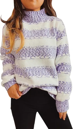 Women's Oversized Turtleneck Sweaters Comfy Long Sleeve Jumper Ribbed Knit Pullover Daily Tops 2024 Fall Outfits
