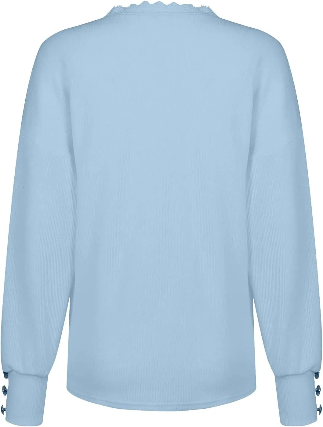 Womens Sweaters Trendy Fashion Long Sleeve Shirts Crochet V Neck Knit Pullover Tops Outfits Fall 2024 Oversized