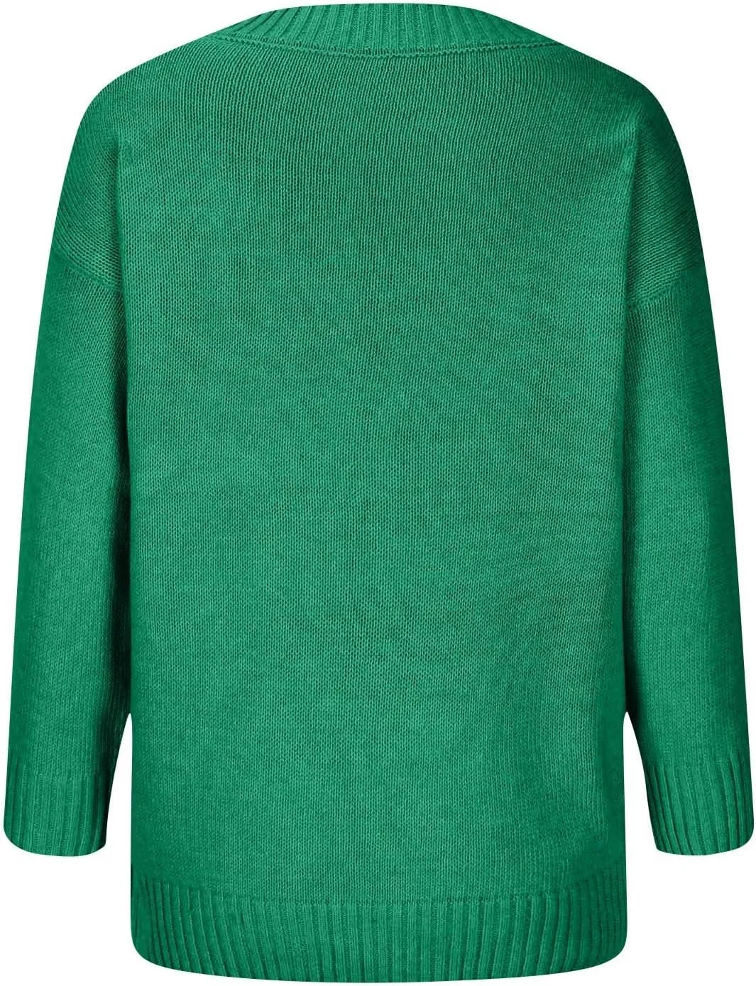 Womens Sweaters V Neck Fall Outfits 2024 Pullover Tops Winter Clothes Lightweight Long Sleeve Tops Casual Knit Shirts
