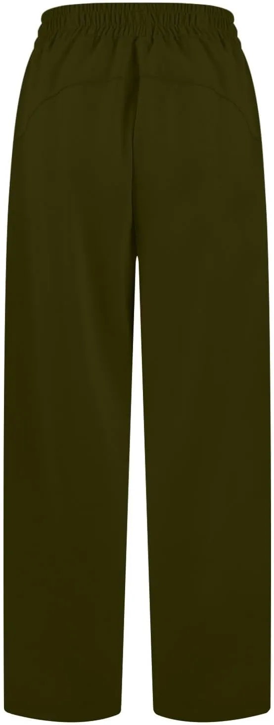 Women's Sweatpants Baggy Comfy Soft Drawstring High Waisted Workout Pants Wide Leg Lounge Pants with Pockets