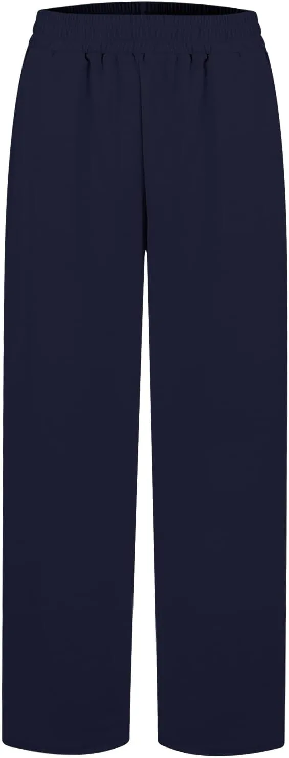 Womens Sweatpants with Pockets Soft Baggy Modal Drawstring Waist Wide Leg Pants Outdoor Workout Pants