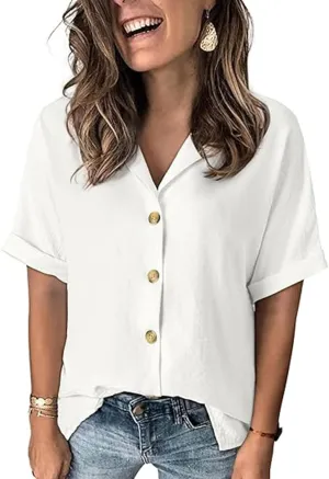Womens Tops Dressy Casual V Neck Ruched Cap Short Sleeve Shirts Business Work Casual Basic Tee Fashion Summer Tops
