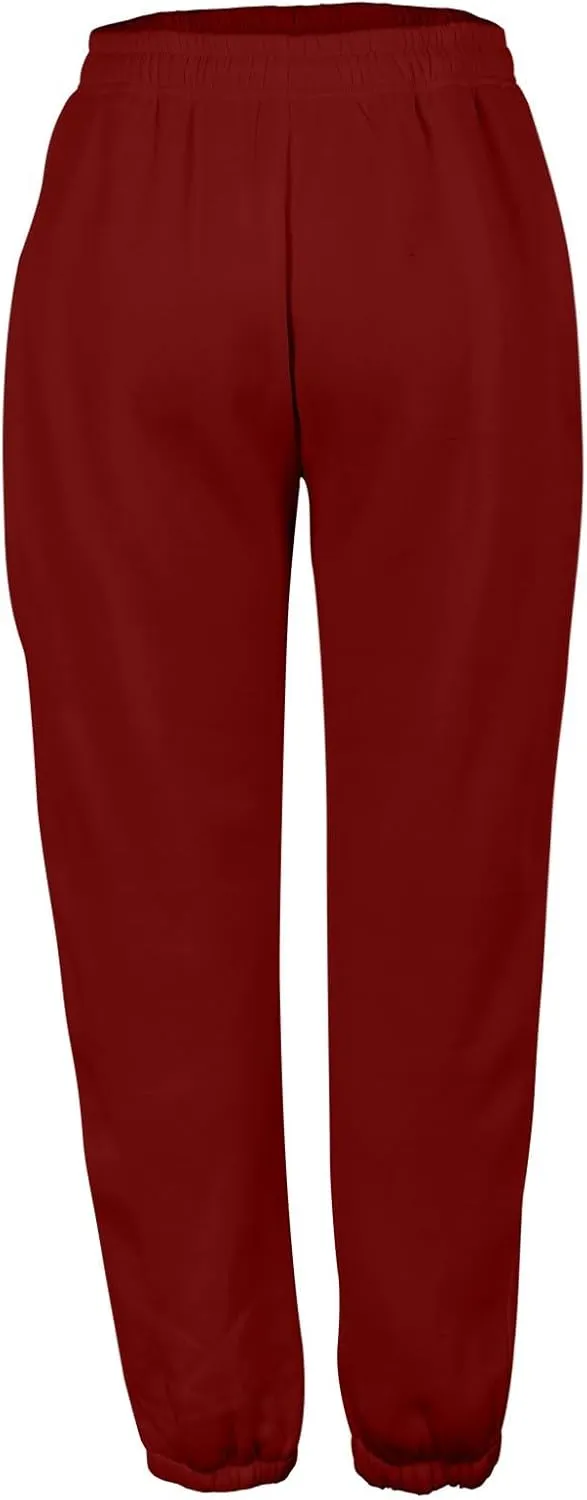 Women's Warm Sherpa Lined Athletic Sweatpants Jogger Fleece Pants Women Winter Pants Fleece Lined Womens Pants
