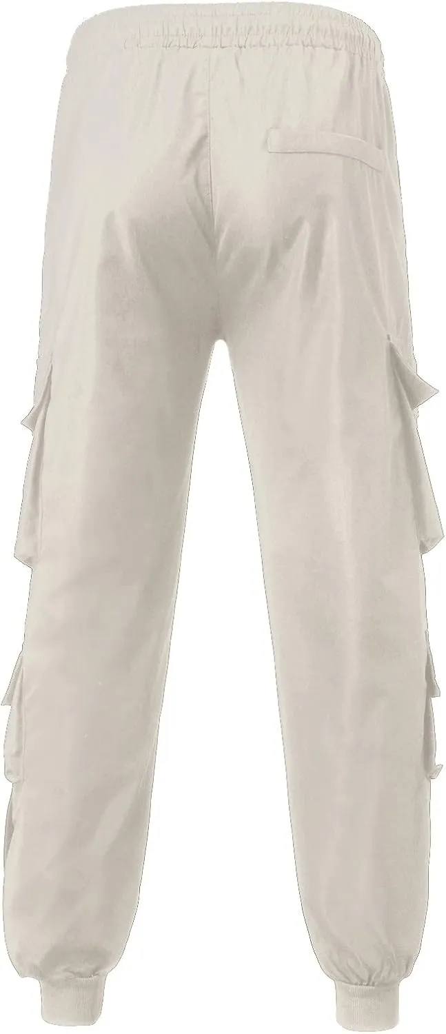 Work Pant for Men Slim Fit Outdoor Hiking Pant Multi Pockets Classic Fit Comfort Utility Cargo Work Pant Regular Fit