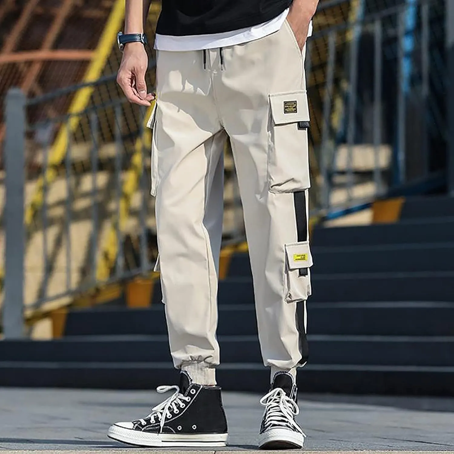 Work Pant for Men Slim Fit Outdoor Hiking Pant Multi Pockets Classic Fit Comfort Utility Cargo Work Pant Regular Fit