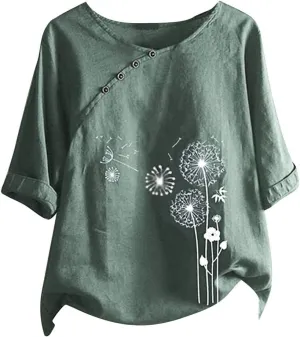 Workout Tops for Women Loose Fit Women Fashion V-Neck Half Sleeves Oversized T Shirt Solid Casual Loose Basic Tops