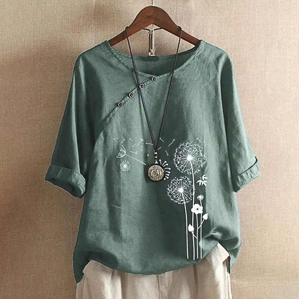 Workout Tops for Women Loose Fit Women Fashion V-Neck Half Sleeves Oversized T Shirt Solid Casual Loose Basic Tops