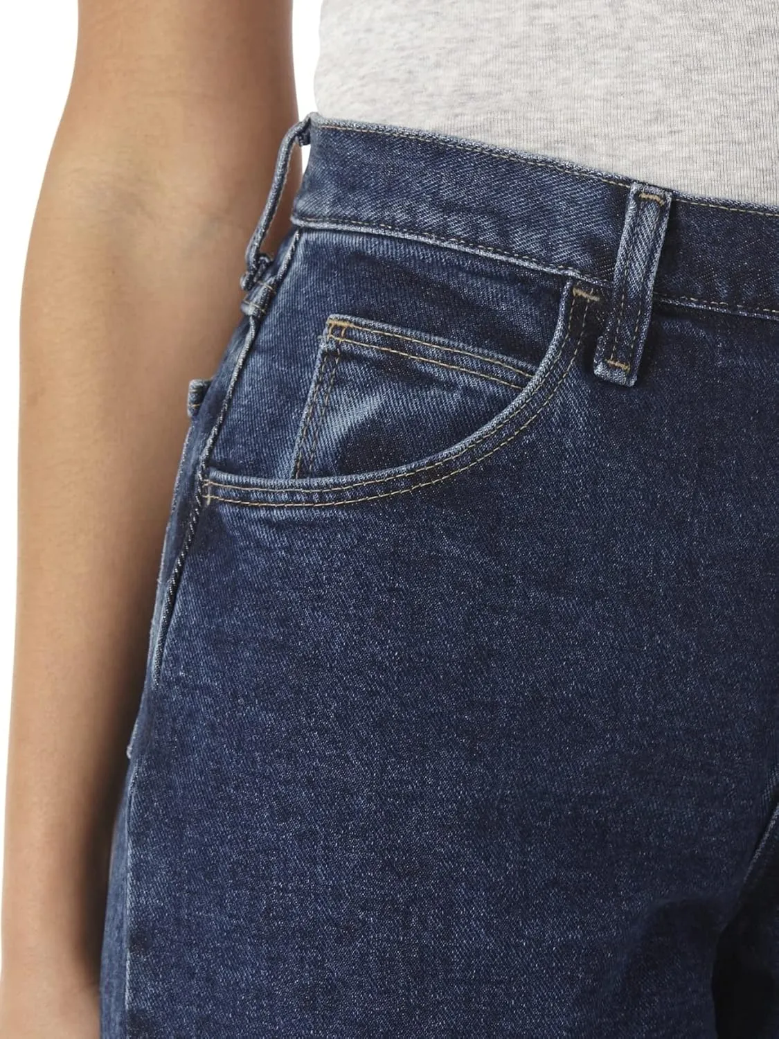 Wrangler Women's Blues Relaxed Fit High Rise Heavyweight Jean