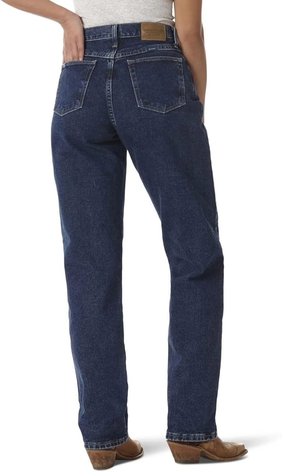 Wrangler Women's Blues Relaxed Fit High Rise Heavyweight Jean