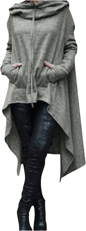 Ymosrh Women's Tunic Sweaters Oversized Sweaters 2023 Fall Fuzzy Knit Chunky Warm Pullover Sweater, S-5XL