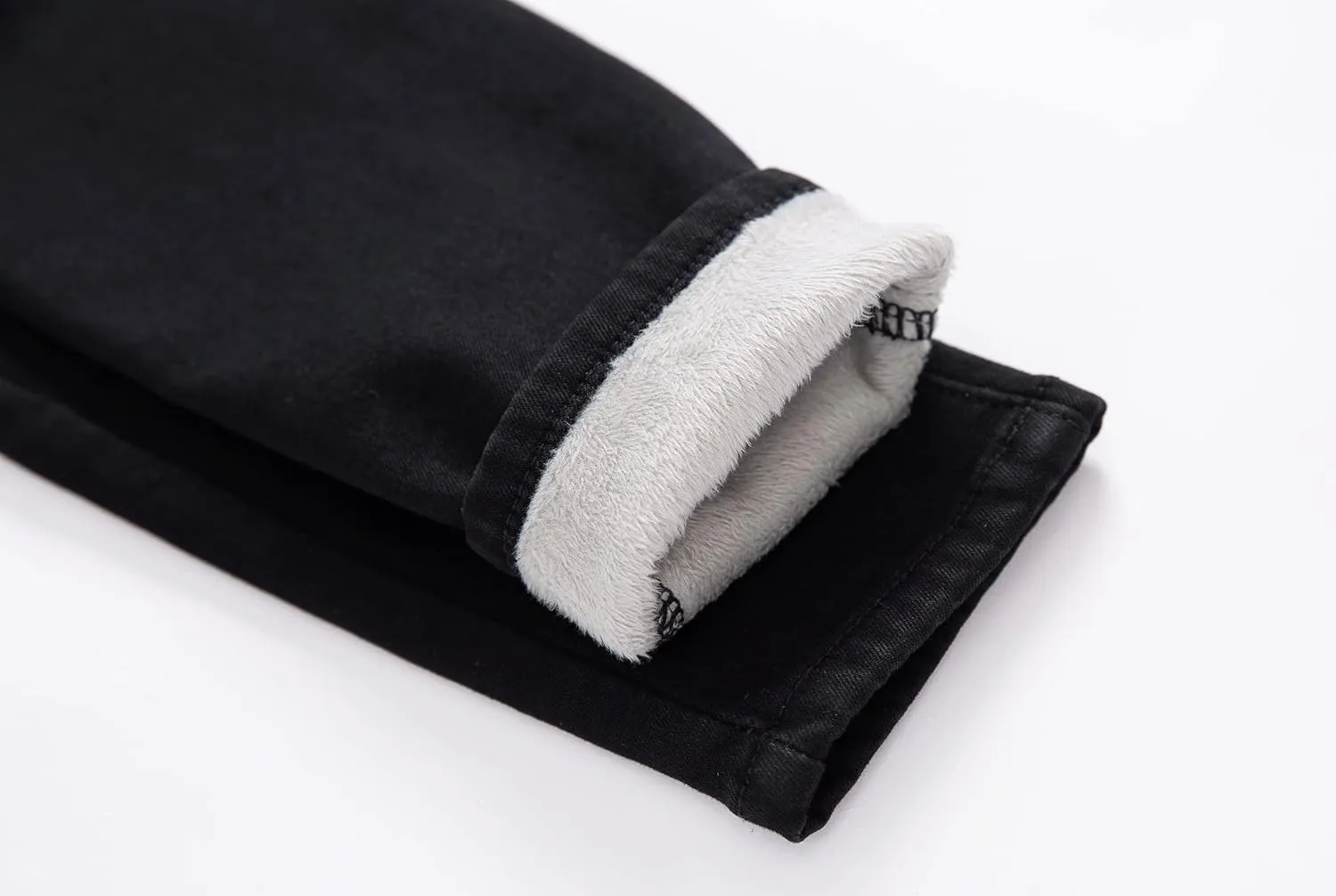 zsangbee Women's Thermal Jeans Fleece Lined Jeans Winter Skinny Jeans Warm Denim Pants